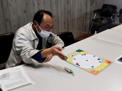 古代のボードゲーム「かりうち」で遊ぼう！再び！