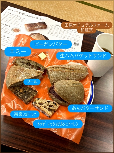 自家製酵母の黒いパンのパン屋さん