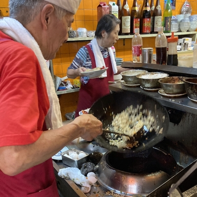 酷暑の奈良のレトロな市場