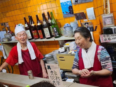 酷暑の奈良のレトロな市場